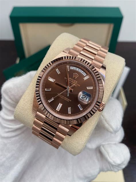 rose gold rolex vs everose|Rolex day date reference 228235.